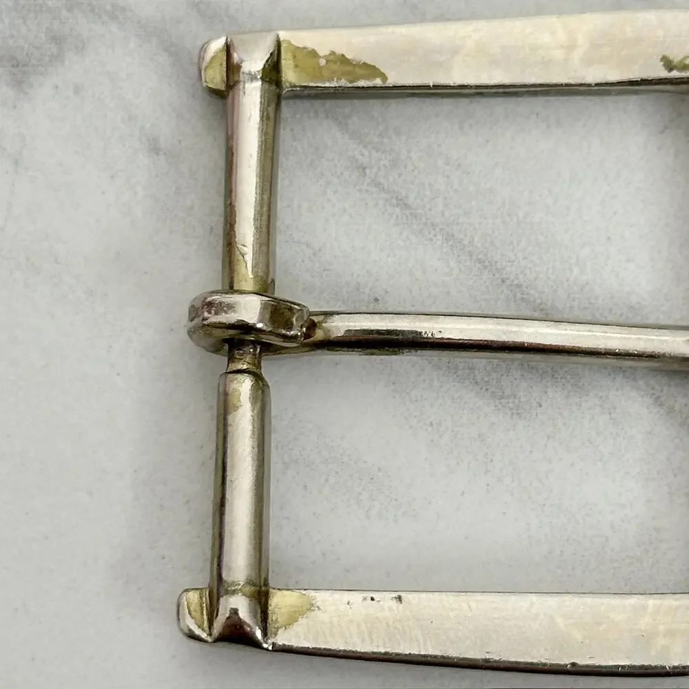 Dutyman Silver Tone Simple Basic Belt Buckle